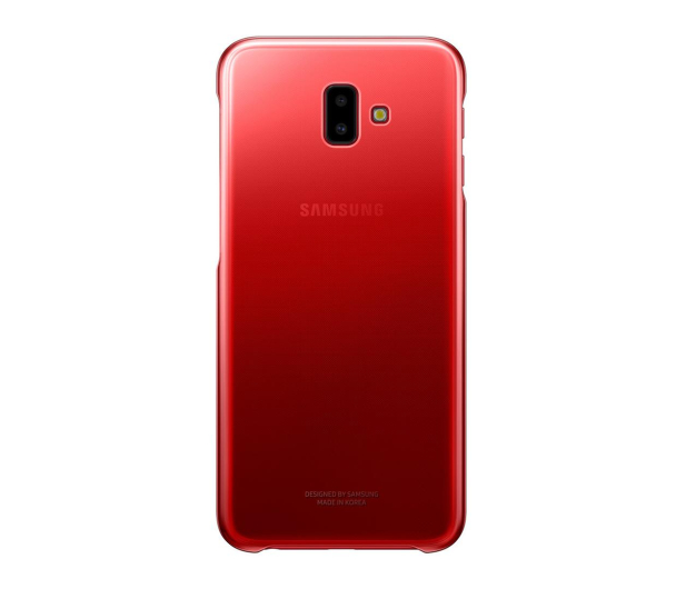 Etui Gradation Cover do Samsung J6+ czerwone - 463064 - zdjęcie